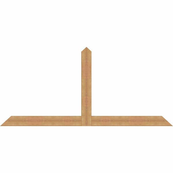 Ekena Millwork Portland Timber Gable Bracket, Western Red Cedar, 96"W x 44"H x 3 1/2"D x 5 1/2"F, 11/12 Pitch GBW096X44X0406POR00SWR - main